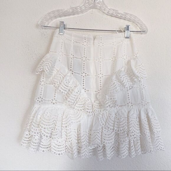 THURLEY Raven Miniskirt 100% cotton AU6/US2 - Picture 8 of 12